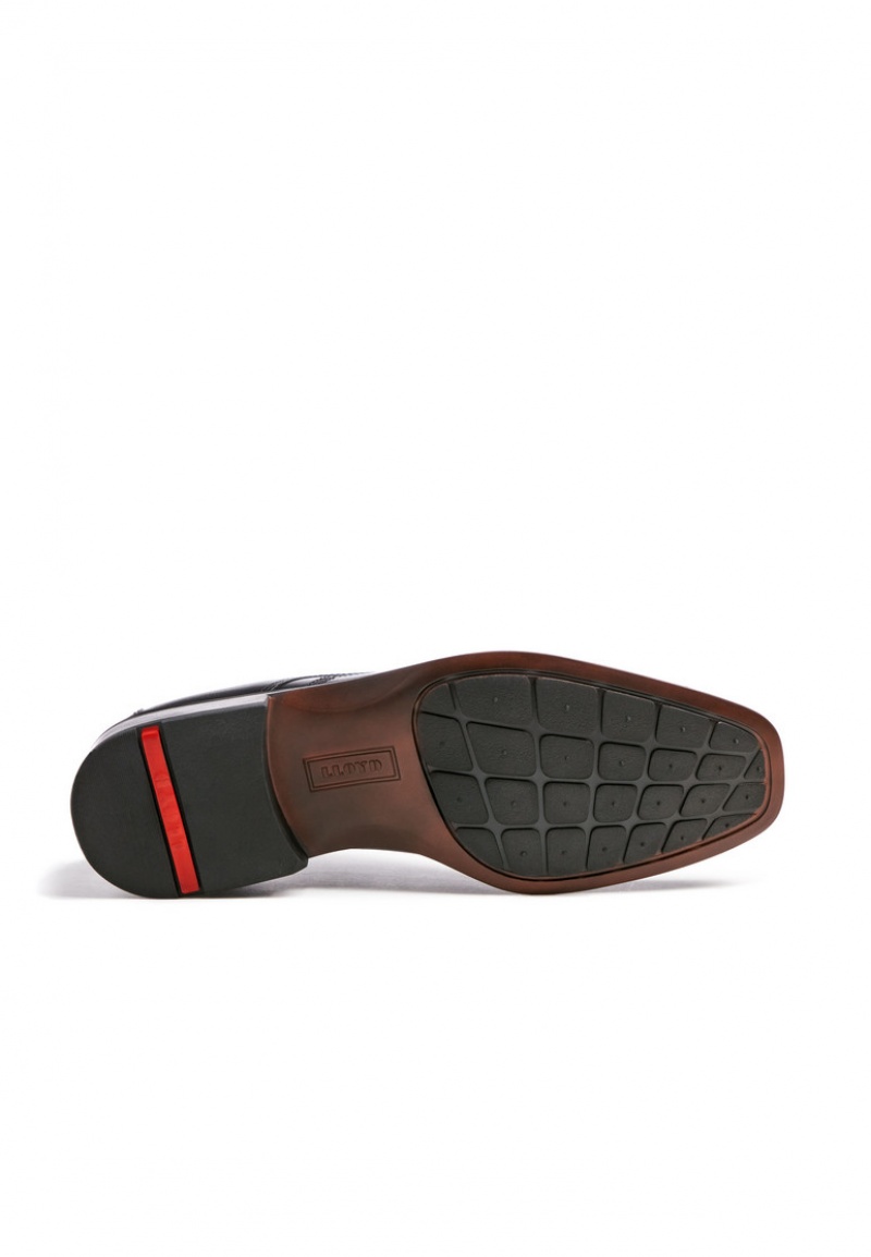 Férfi LLOYD DAGAN Smart shoes Fekete | KAE207439