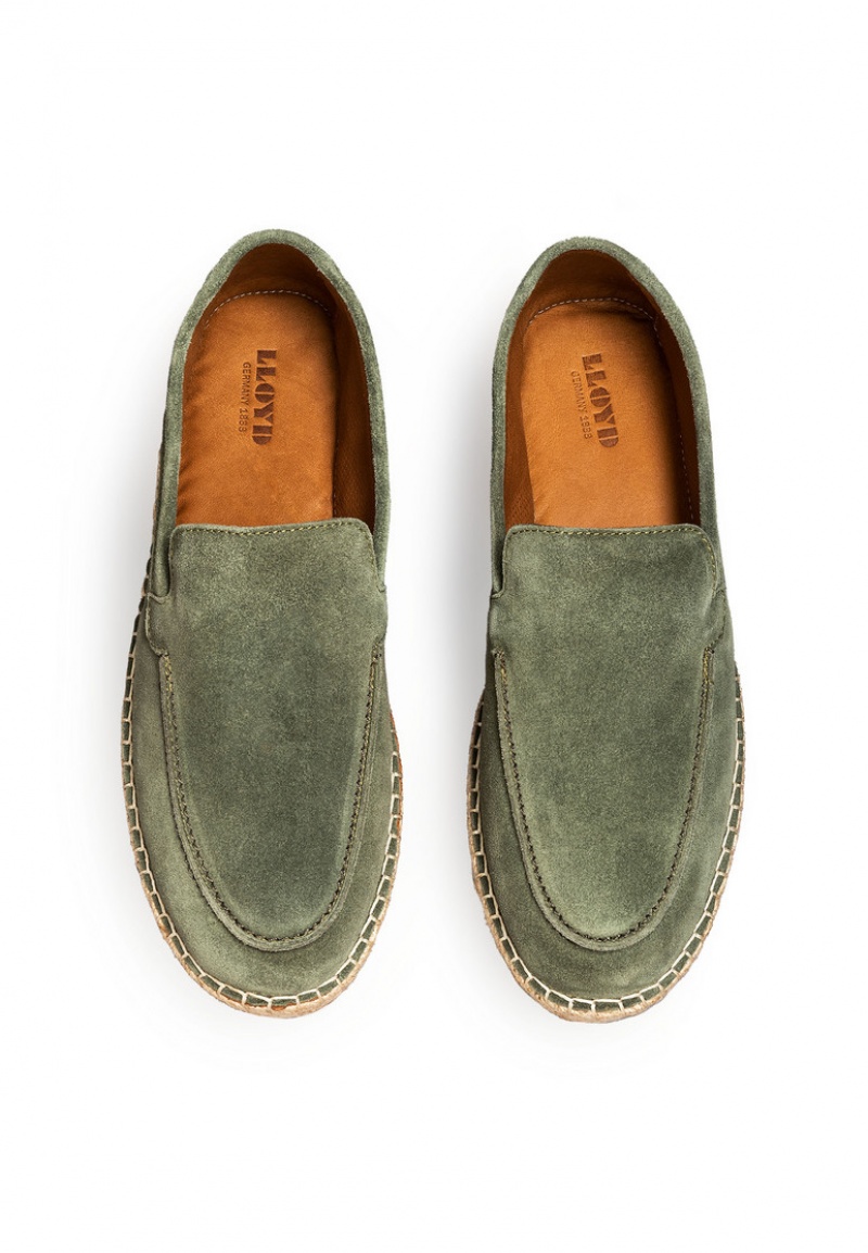 Férfi LLOYD EICOS Slip Ons Zöld | UOI348507