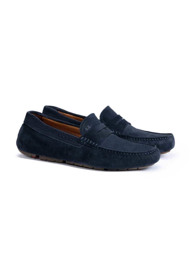 Férfi LLOYD ELJOS Slip Ons Kék | NFW701293