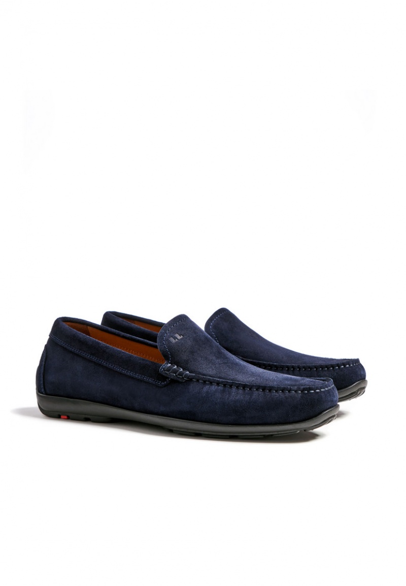 Férfi LLOYD EMILIO Slip Ons Kék | IZE347192