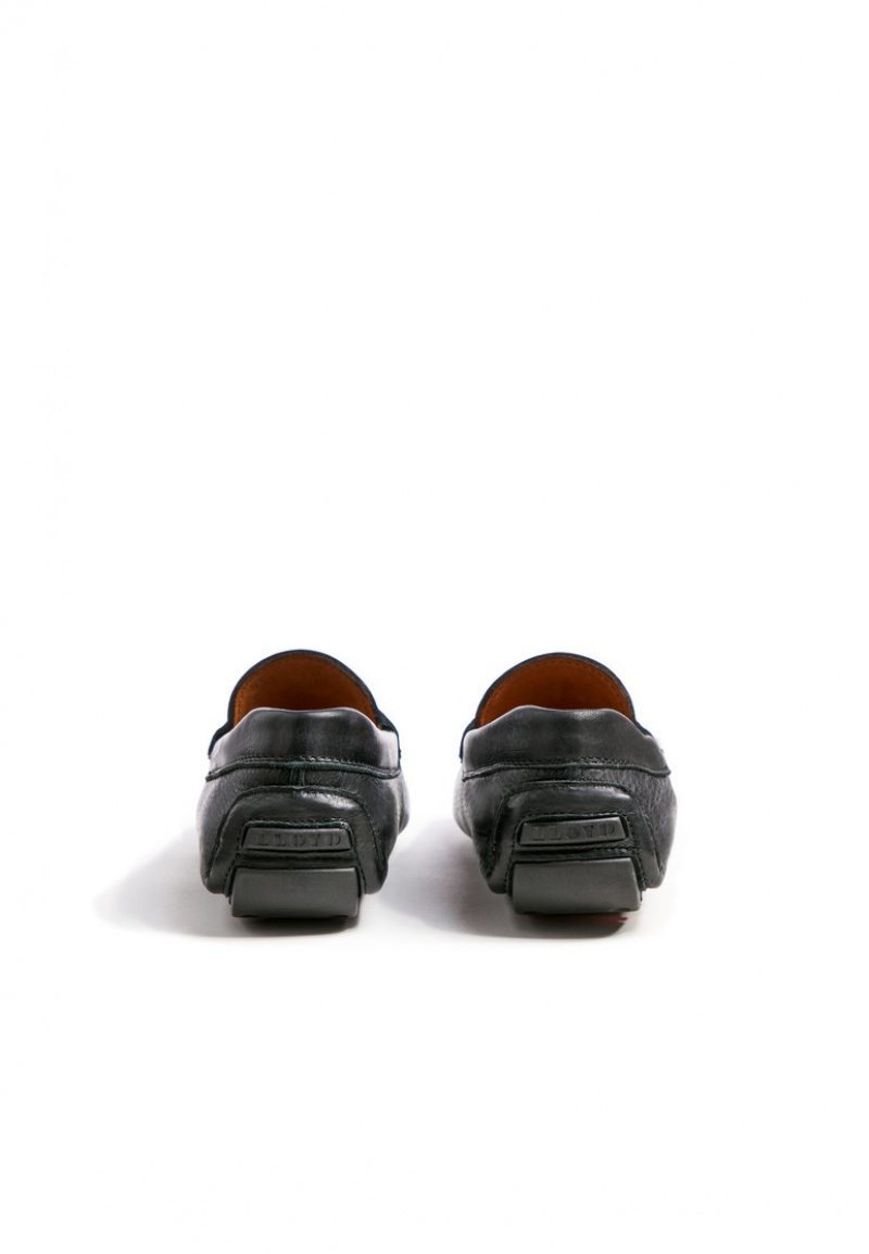 Férfi LLOYD EMMO Slip Ons Fekete | ILF615923