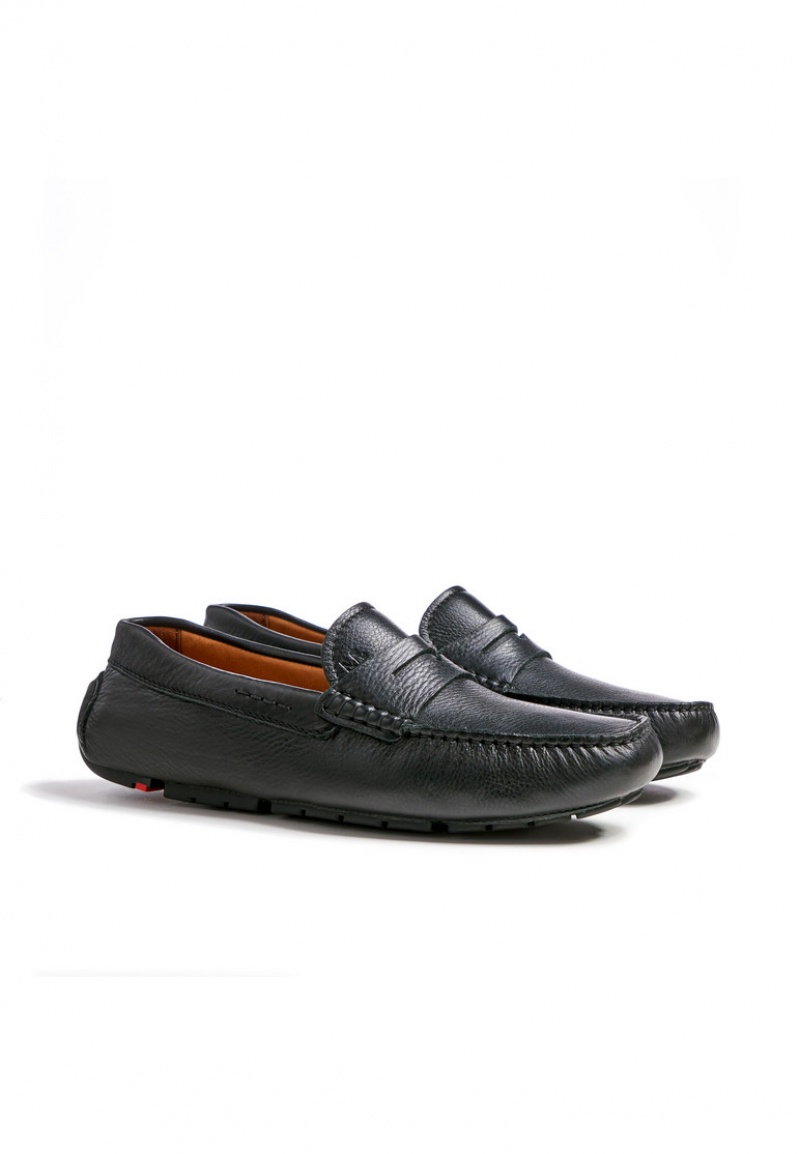 Férfi LLOYD EMMO Slip Ons Fekete | ILF615923