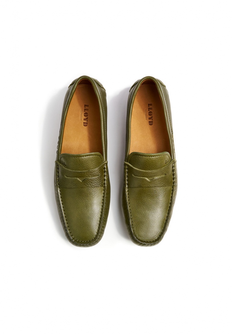 Férfi LLOYD EMMO Slip Ons Zöld | KAV658234