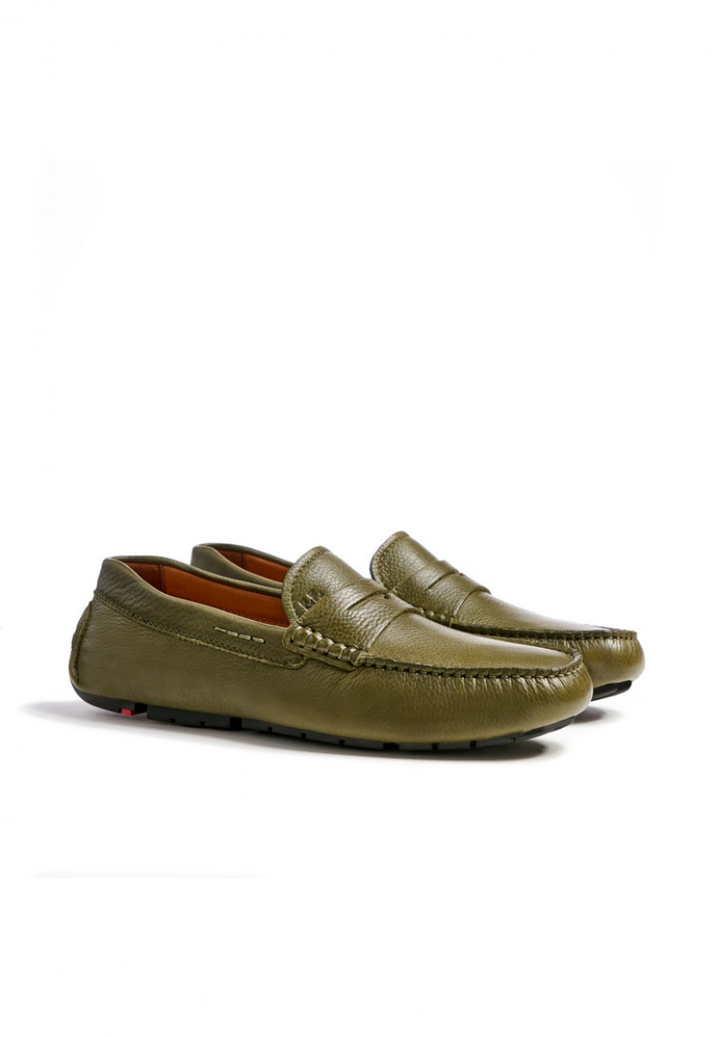 Férfi LLOYD EMMO Slip Ons Zöld | KAV658234