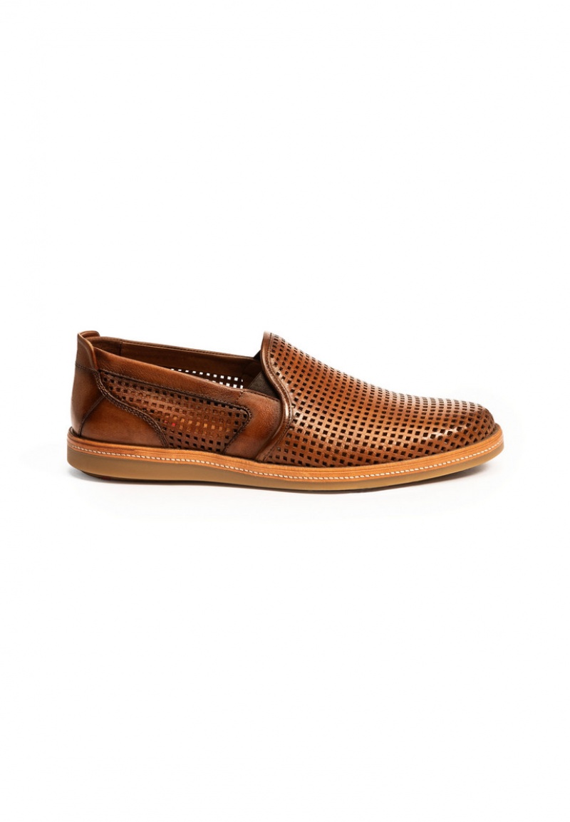 Férfi LLOYD FERGUSON Slip Ons Barna | NZM140735