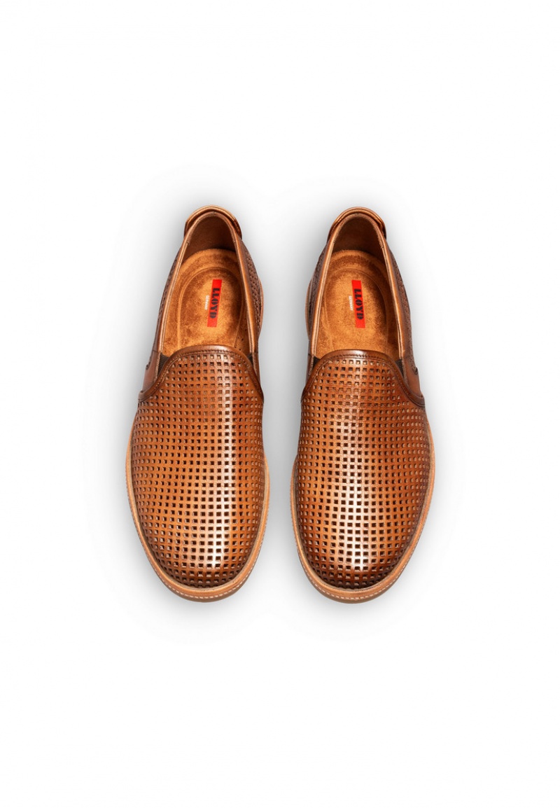 Férfi LLOYD FERGUSON Slip Ons Barna | NZM140735