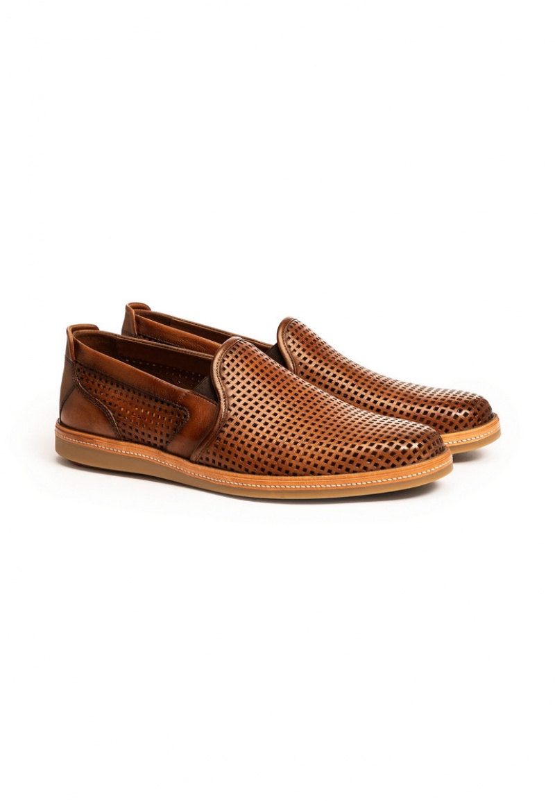 Férfi LLOYD FERGUSON Slip Ons Barna | NZM140735