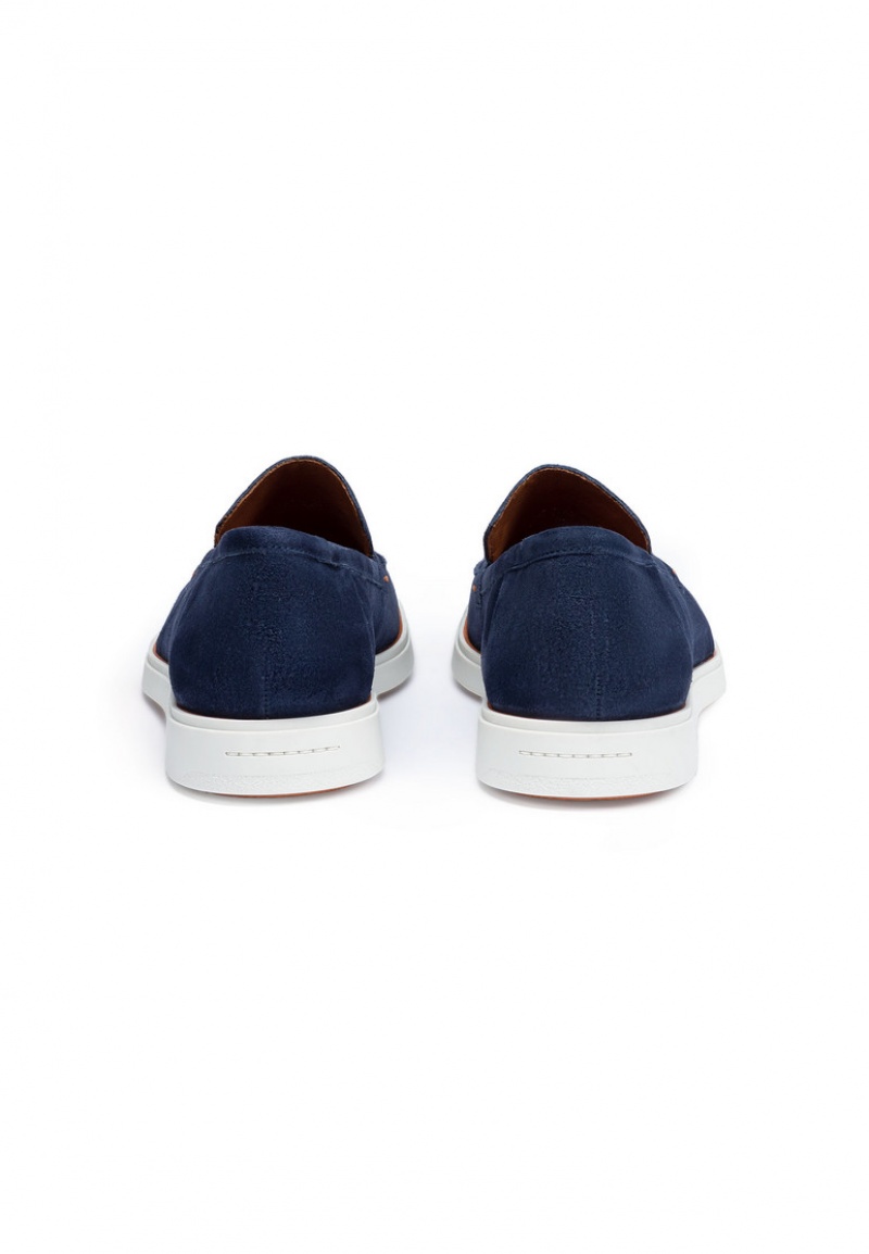 Férfi LLOYD HUNTER Slip Ons Kék | UAF930254