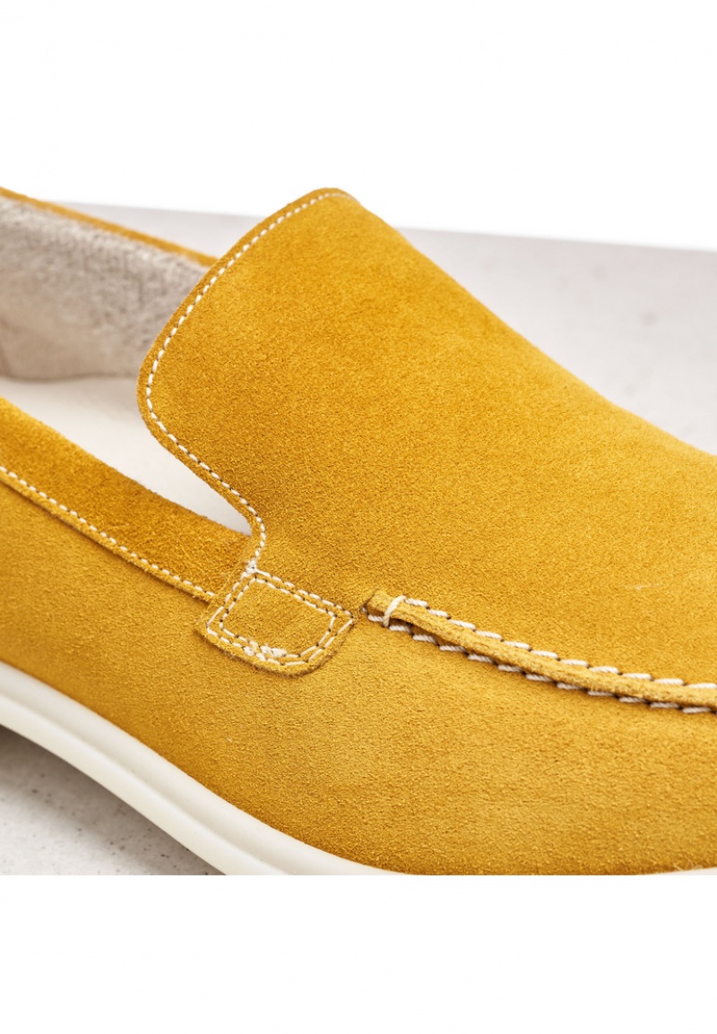 Férfi LLOYD JOHN Slip Ons Sárga | KAB341752