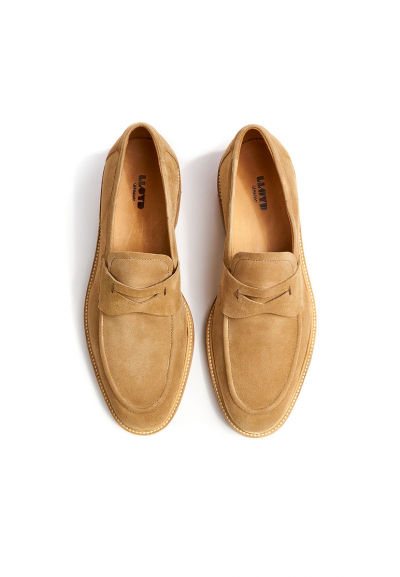 Férfi LLOYD ORLEANS Slip Ons Bézs | HNQ370245