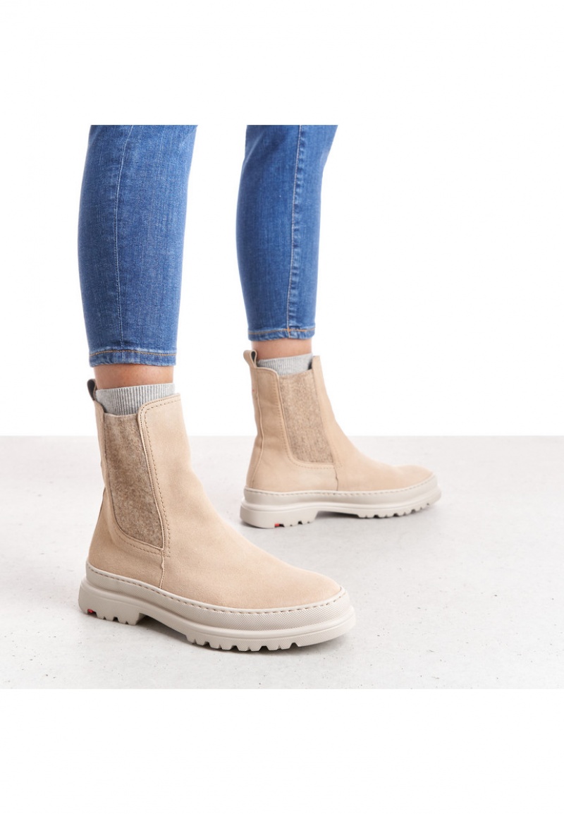 Női LLOYD ANKLE BOOTS Bokacsizma Bézs | QST140857