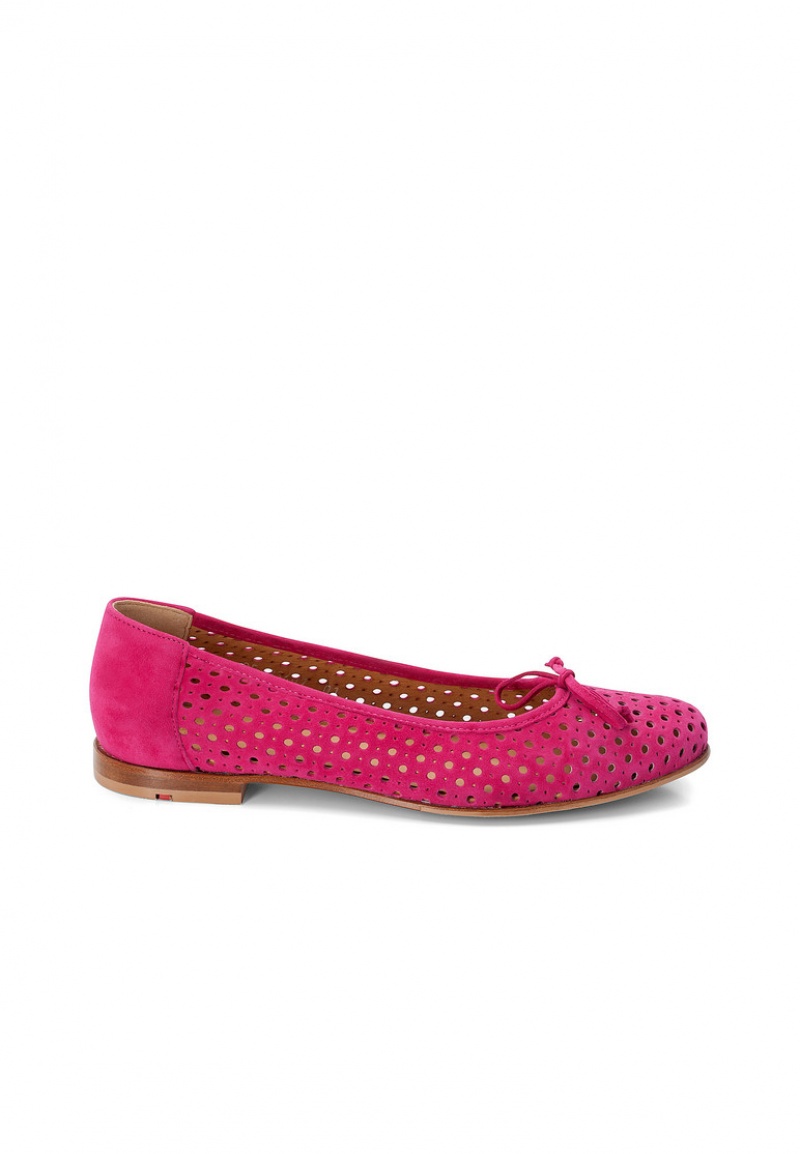 Női LLOYD BALLERINA Slip Ons Piros | QYU378596