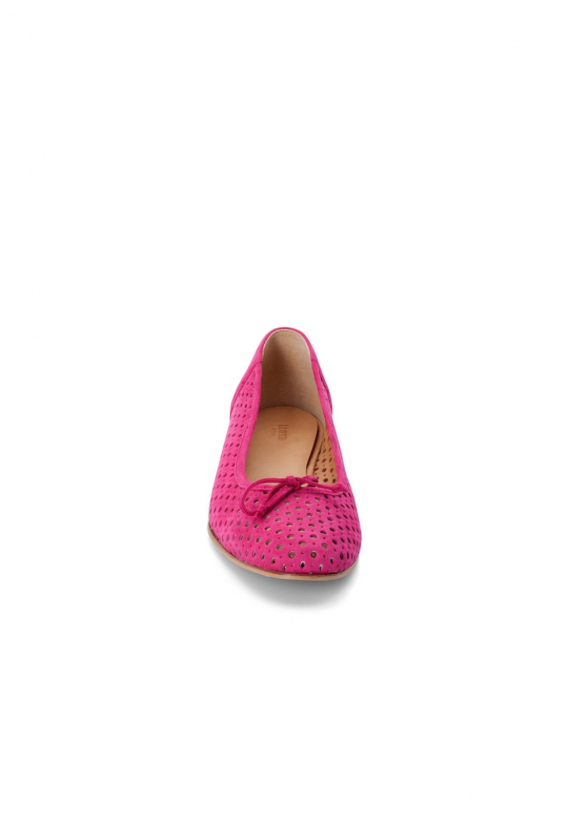 Női LLOYD BALLERINA Slip Ons Piros | QYU378596