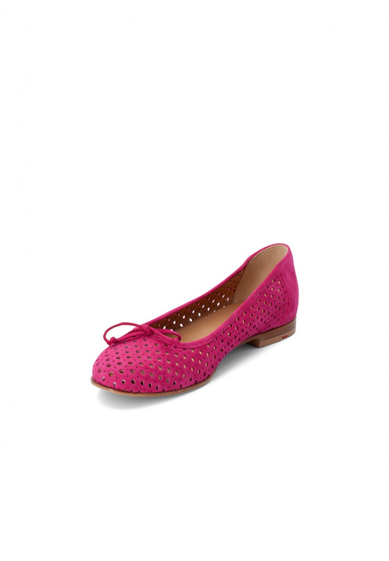 Női LLOYD BALLERINA Slip Ons Piros | QYU378596