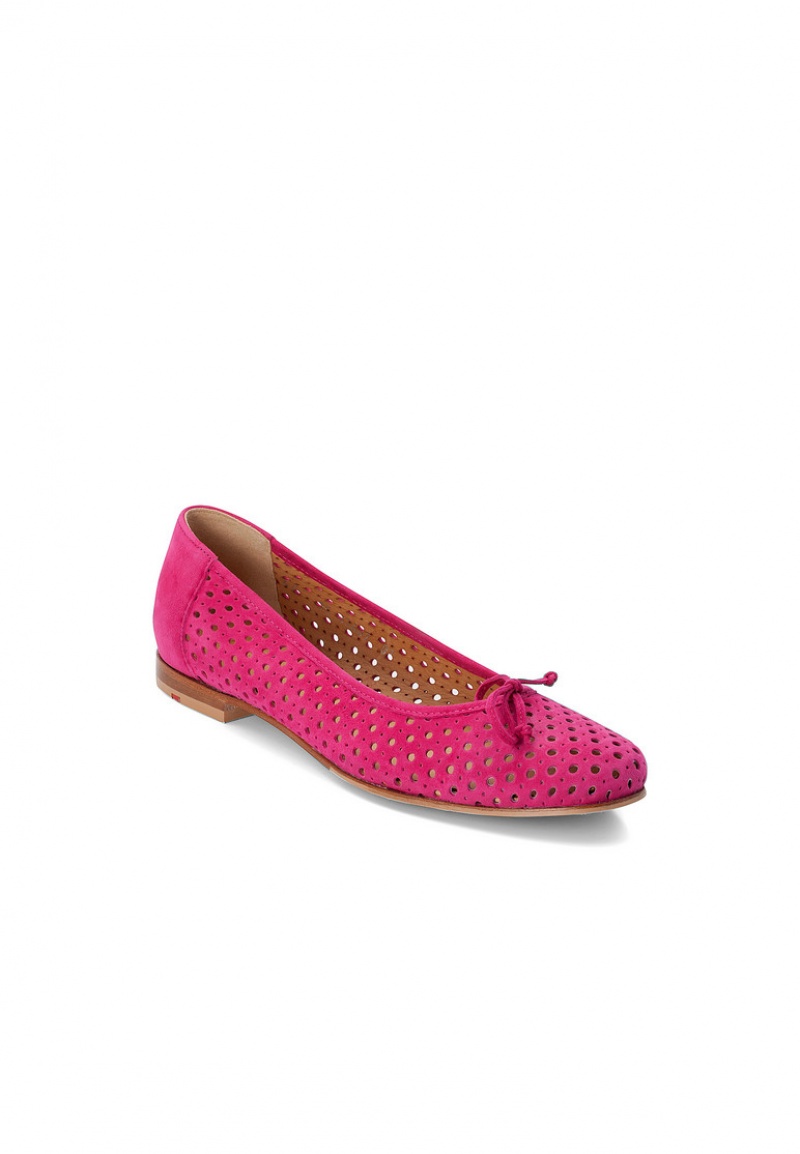 Női LLOYD BALLERINA Slip Ons Piros | QYU378596