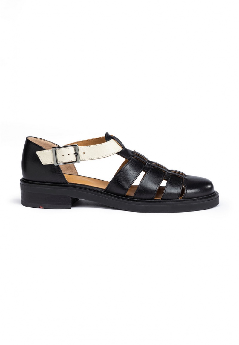 Női LLOYD SANDALS Slip Ons Fekete | UTM957183