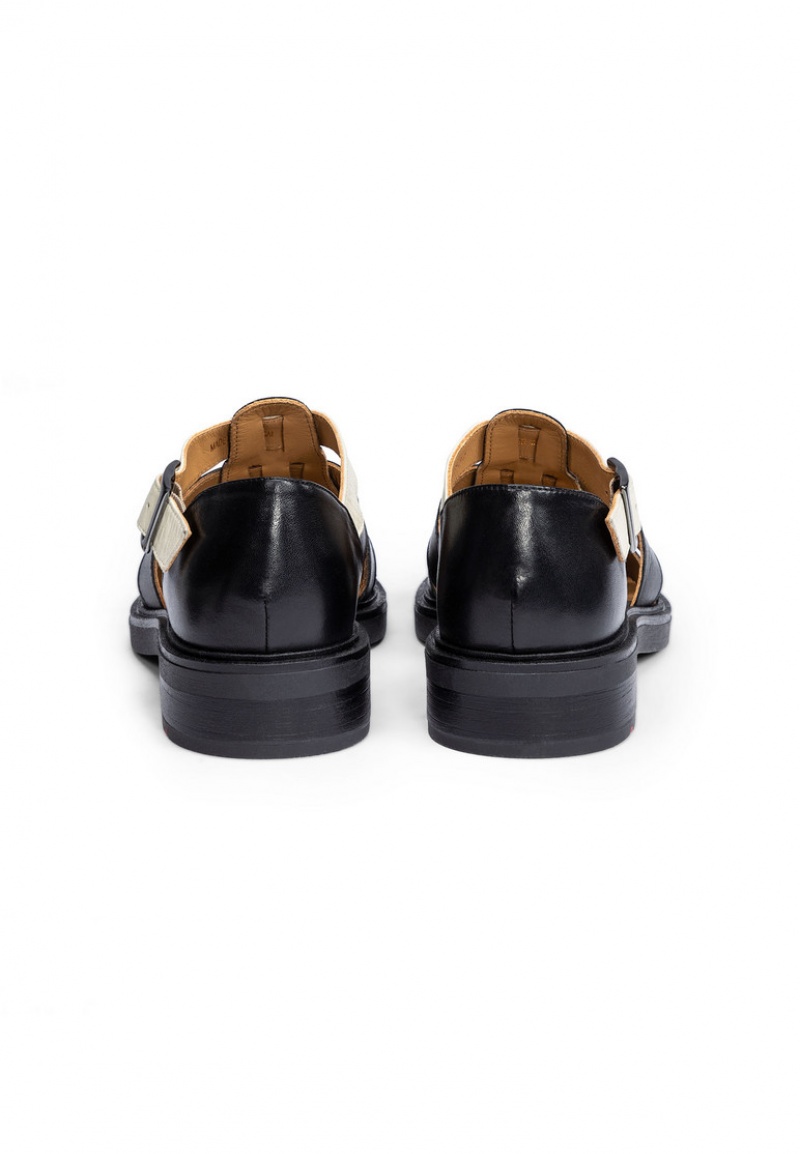 Női LLOYD SANDALS Slip Ons Fekete | UTM957183