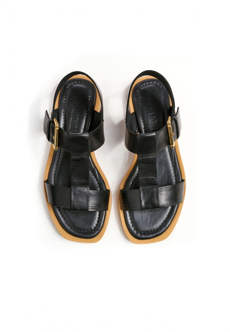 Női LLOYD SANDALS Szandál Fekete | EAQ012674