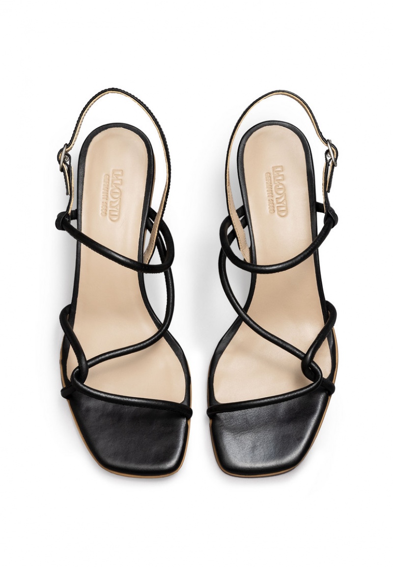 Női LLOYD SANDALS Szandál Fekete | XWT134259