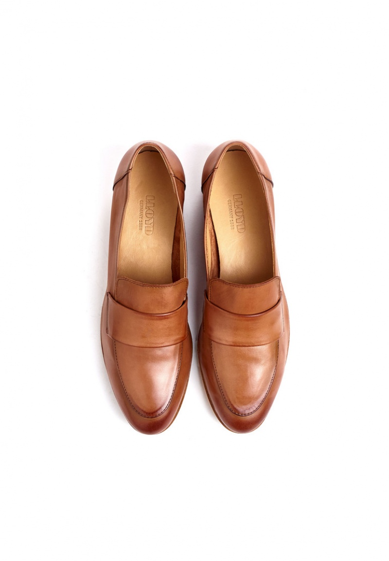 Női LLOYD SLIPPER Slip Ons Barna | YUL517492