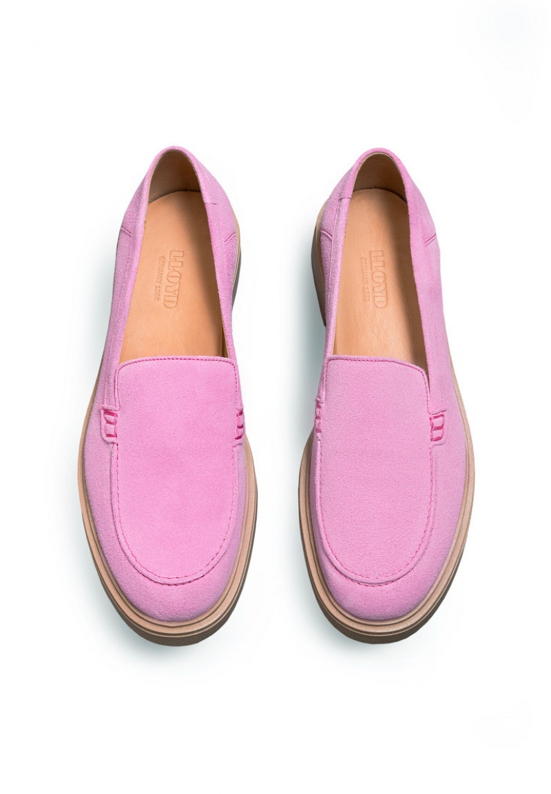 Női LLOYD SLIPPER Slip Ons Rózsaszín | VRL845397