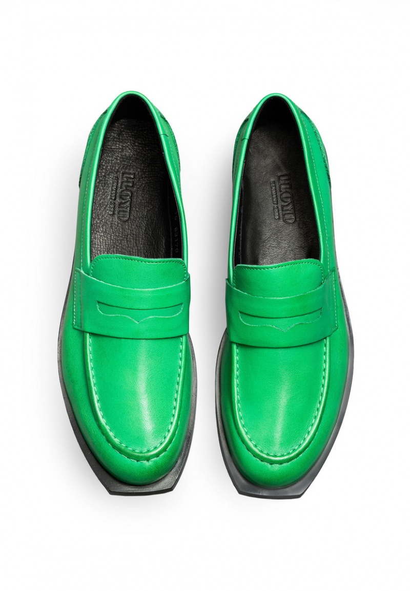 Női LLOYD SLIPPER Slip Ons Zöld | HLR190346