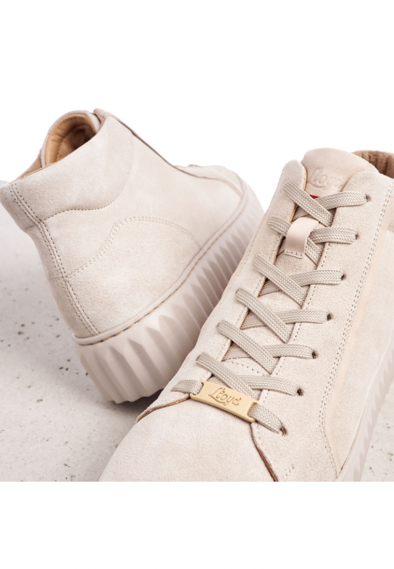 Női LLOYD SNEAKERS Edzőcipő Bézs | CIF147823